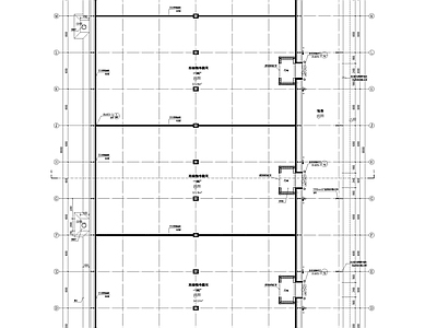 单层钢结构冷库建筑 施工图 工业建筑