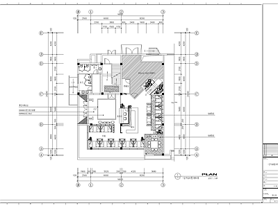 四季茗茶室内 施工图