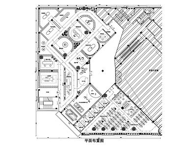 1800平直播间孵化基地室内 施工图