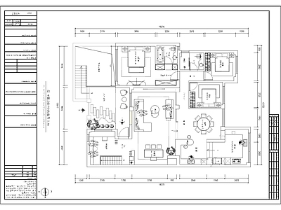 340平洋房室内 施工图