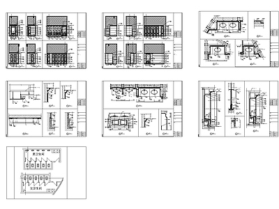 公共卫生间全套CAD施工图