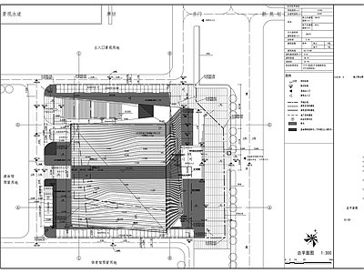 大学科学与艺术中心教学楼建筑 施工图