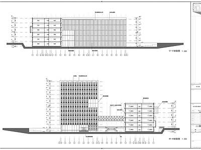 大学校园规划建筑 施工图