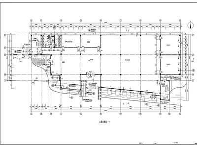 高级中学三层艺术楼建筑 施工图