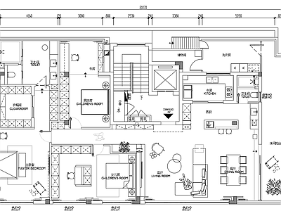 融创越州府室内 效果图 施工图