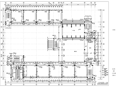 五层中学教学楼建筑 施工图