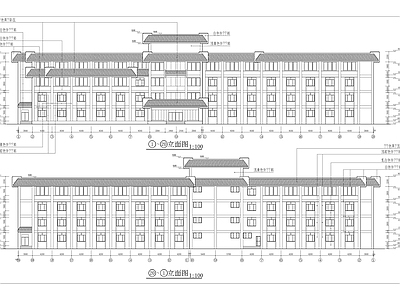 小宾馆建筑 施工图