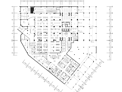 大型超市平面系 施工图