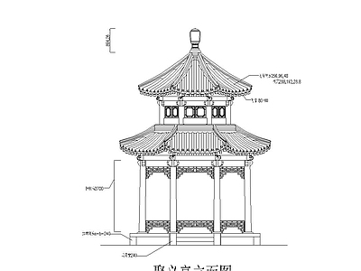 亭子 施工图