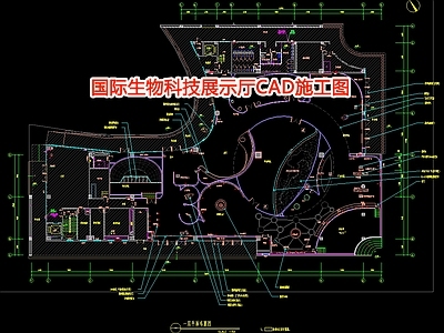 国际生物科技展示厅CA 施工图