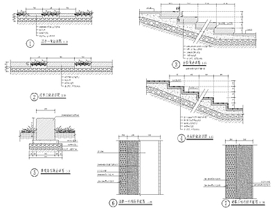 园林地面通用图 施工图