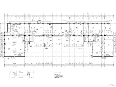 东方学院十层教学楼建筑方案图 施工图