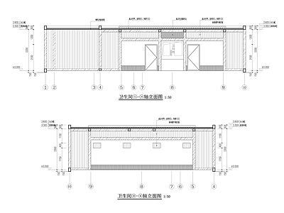 公共厕所 施工图