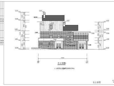 欧美别墅 施工图