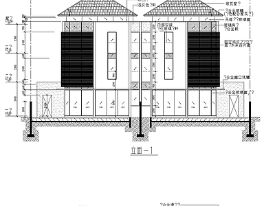 别墅建筑设计图 施工图