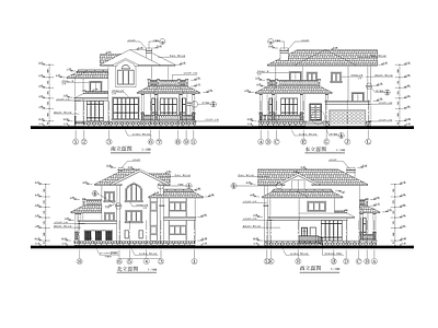 别墅建筑设计图 施工图