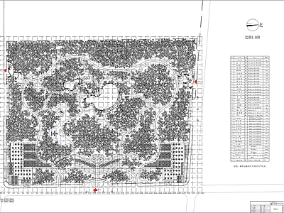 公园绿化 施工图