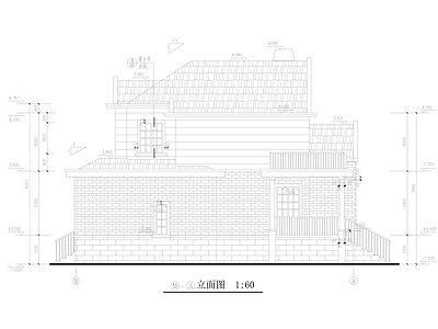 别墅 乡村民居 施工图