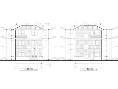 乡村别墅建筑 施工图