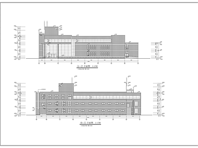 学校食堂建筑 施工图