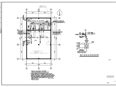 消防水池给排水 施工图