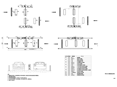 停车库管理系统安装节点 施工图