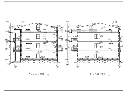 新农村住宅设计方案 施工图 自建房