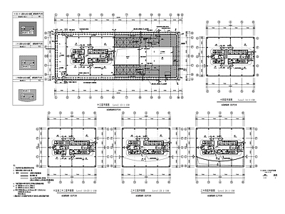 24层国际设计中心建筑 施工图