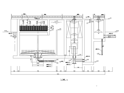工业污水处理设计高效沉淀池设 施工图