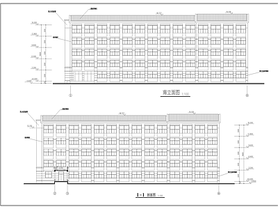 学生宿舍建筑图 施工图