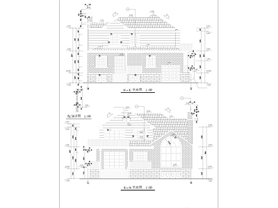 D103 三层 15 30 14 30米 施工图 平面图块