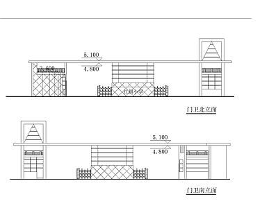 学校门卫室 施工图