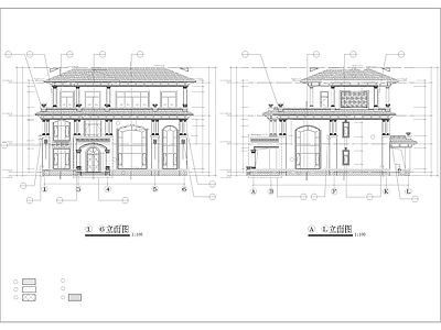 D092 三层 17 70 19 65米 建施图 施工图 平面图块