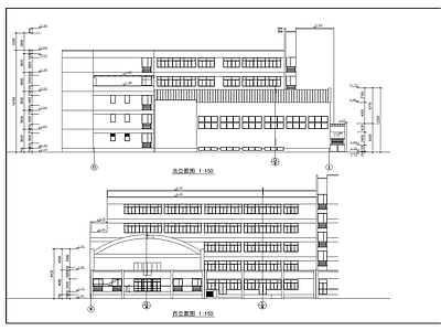 中学全套建 施工图