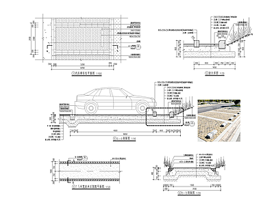 停车位效 施工图 户外