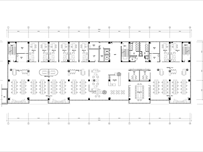 办公室平面方案 施工图