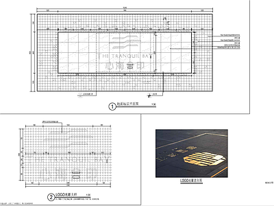 LOGO地雕黄铜板嵌条做法详图 施工图