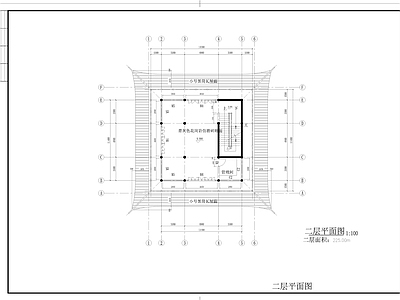 水云阁建筑设计图 施工图