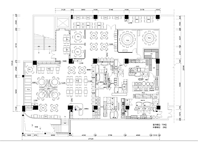 2024港式餐厅全 施工图