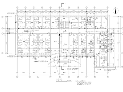 医院病房楼建筑 施工图