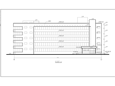 5层精神病疗养院建筑 施工图