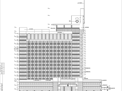 中心综合医院建筑 施工图