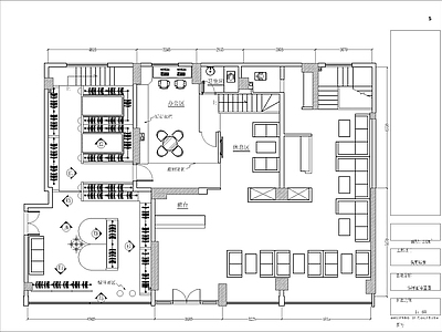 700平方三层婚纱摄影店室内 施工图