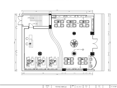 2层婚纱摄影店室内 施工图