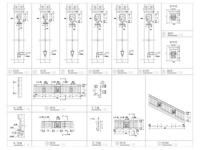 柱头 座 大样 施工图 建筑通用节点