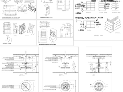 2024商超货架图库 施工图