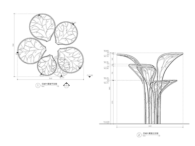 树叶雕 施工图