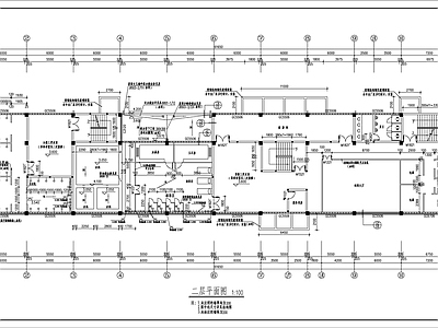 某学校大澡堂浴室 建筑 施工图