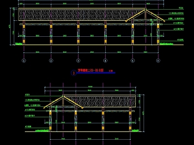茅草廊架二 施工图
