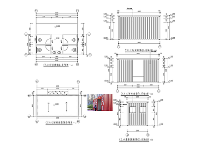 公共厕所建筑 施工图